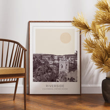 Riverside Poster Print, Riverside Travel Poster, Riverside Minimalistic Wall Art, Riverside, California, United States 1882437299