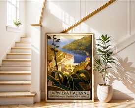 Riviera, Italian Vintage Travel Poster Art (Digital Download) 575265414