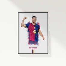Robert Lewandowski FC Barcelona Poster La Liga Football Wall Art 1778564298