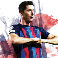 Robert Lewandowski Football Art Print ( Download) 1486469158