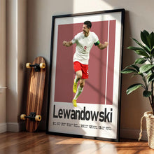 Robert Lewandowski Poster, Polish Legendary Soccer Player, Football Wall Art 1465766638