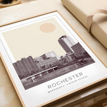Rochester Poster Print, Rochester Travel Poster, Rochester Minimalistic Wall Art, Rochester, Minnesota, United States 1868248518