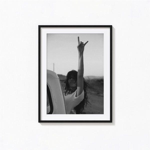 Rock n Roll Print, Feminist Rock n Roll Black and White Wall Art, Vintage Print, Photography Prints, Museum Quality Photo Art Print 1901217699