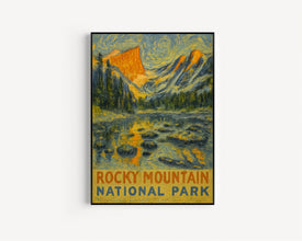 Rocky Mountain National Park Dream Lake Postcard