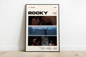Rocky Movie Poster, Modern Movie Poster Print, Rocky Poster Wall Decor, DIGITAL FILES, Sylvester Stallone 1433111377