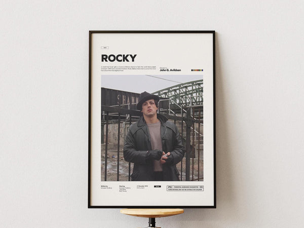 Rocky Poster, Sylvester Stallone Poster, John G. Avildsen Film Rocky Print, Boxing Legend Rocky Balboa Poster, Cult Movie Wall Art Idea 4343094685