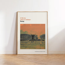 Rocky print - Movie poster, retro, mid century modern, vintage art print, minimalist 1125800622