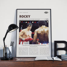 Rocky, John G. Avildsen, Retro Movie Poster, Custom Movie Poster 4421168053