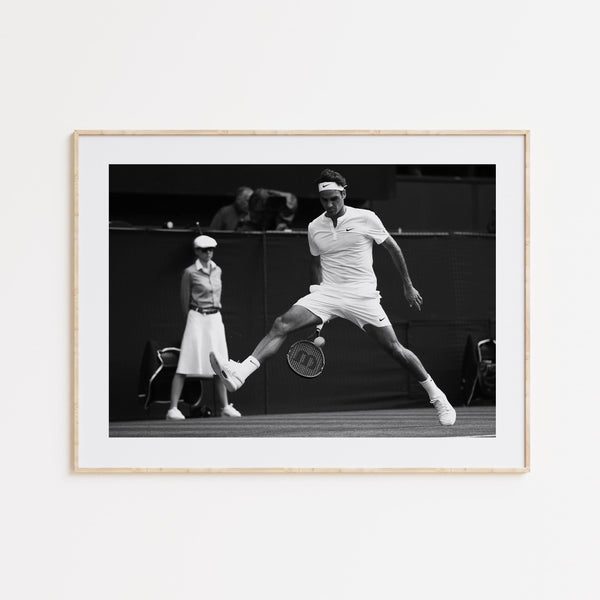 Roger Federer Poster, Roger Federer Print, Black and White Wall Art,Vintage Wall Art, Photograph Prints, Tennis Gift, ATP Fans, Sport Gift 1783089387