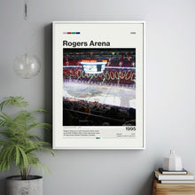 Rogers Arena Poster, Vancouver Canucks Poster Print, NHL Arena Poster, Hockey Fan Gift Print