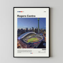 Rogers Centre Poster, Toronto Blue Jays Poster Print, MLB Stadium Poster, Baseball Fan Gift Print