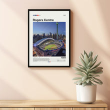Rogers Centre Poster, Toronto Blue Jays Poster Print, MLB Stadium Poster, Baseball Fan Gift Print