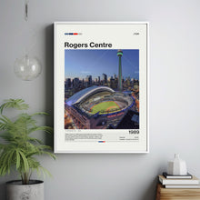 Rogers Centre Poster, Toronto Blue Jays Poster Print, MLB Stadium Poster, Baseball Fan Gift Print