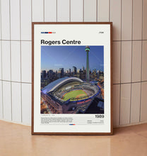 Rogers Centre Poster, Toronto Blue Jays Poster Print, MLB Stadium Poster, Baseball Fan Gift Print