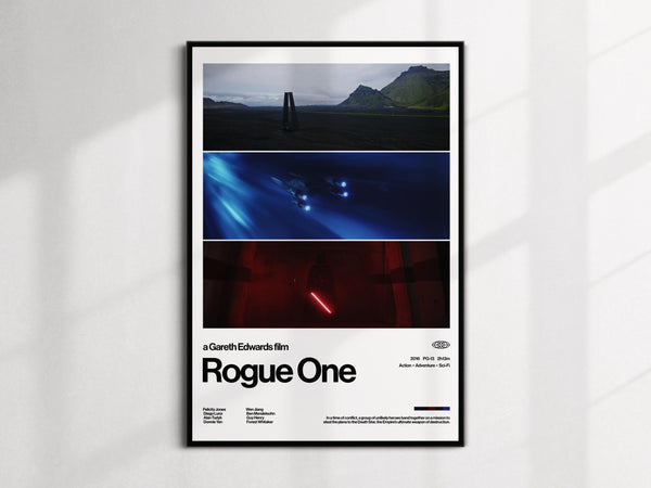 Rogue One Movie Poster  Modern Wall Art, Star Wars Lucas Film (PDF Download) 4315829985