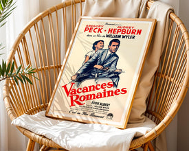 Roman Holiday French Movie Poster 1953 Romantic Comedy (Digital Download) 880969407