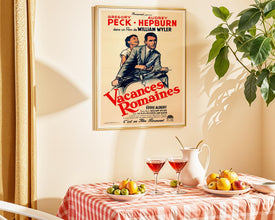Roman Holiday French Movie Poster 1953 Romantic Comedy (Digital Download) 880969407