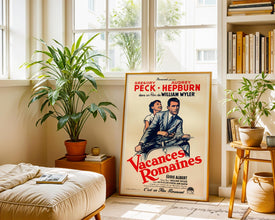 Roman Holiday French Movie Poster 1953 Romantic Comedy (Digital Download) 880969407