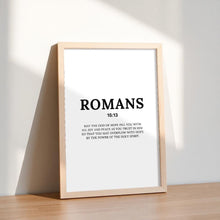 Romans 1513, Modern Christian Art, Bible Verse Printable Wall Art, Christian Wall Art, Christian Printable, Scripture Poster, Faith Poster 4303739076