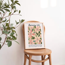Romans 828 Print, Flower Market Print, Christian Wall Art, Bible Verse Poster, Digital Download, Spring Wall Art, Floral Prints 1869227974