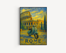 Rome Italy Travel Poster Wall Art, Rome Colosseum Poster, Colosseum Rome Wall Art, Italy Architecture Travel Print, Travel Gift1