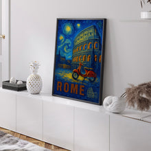 Rome Travel Poster - Italy Wall Art Print, Illustration Poster, Artwork, Home & Office decor, Gift idea, Travel print, Colosseum print