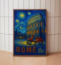 Rome Travel Poster - Italy Wall Art Print, Illustration Poster, Artwork, Home & Office decor, Gift idea, Travel print, Colosseum print