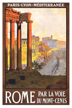 Rome Travel Poster Vintage Train Route Ad, 1920s Art (Digital Download) 769673391