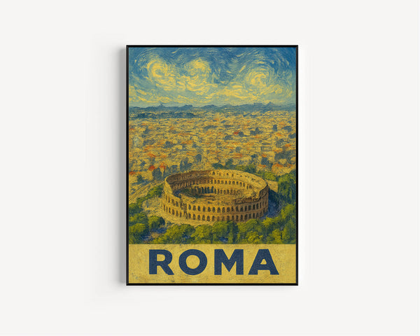 Rome Wall Decor, Rome Wall Art, Rome Print, Italy Wall Art, Rome Poster, Ancient Rome Colosseum, Rome Art, Rome Travel Poster, Italy Poster
