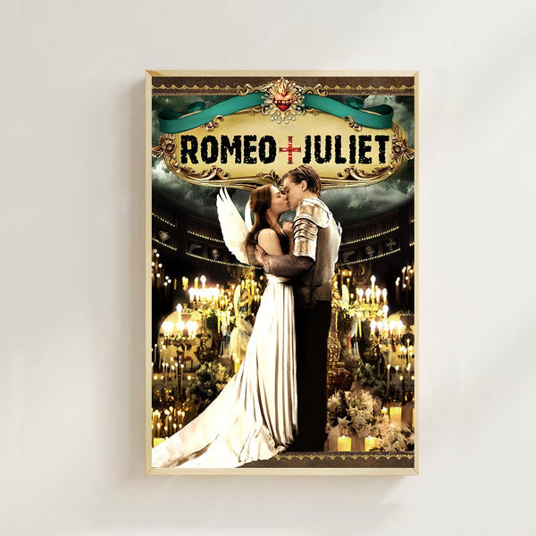 Romeo + Juliet (1996) Movie Poster Canvas Art Printhome decor,wall art,retro poster for gift 1577692196