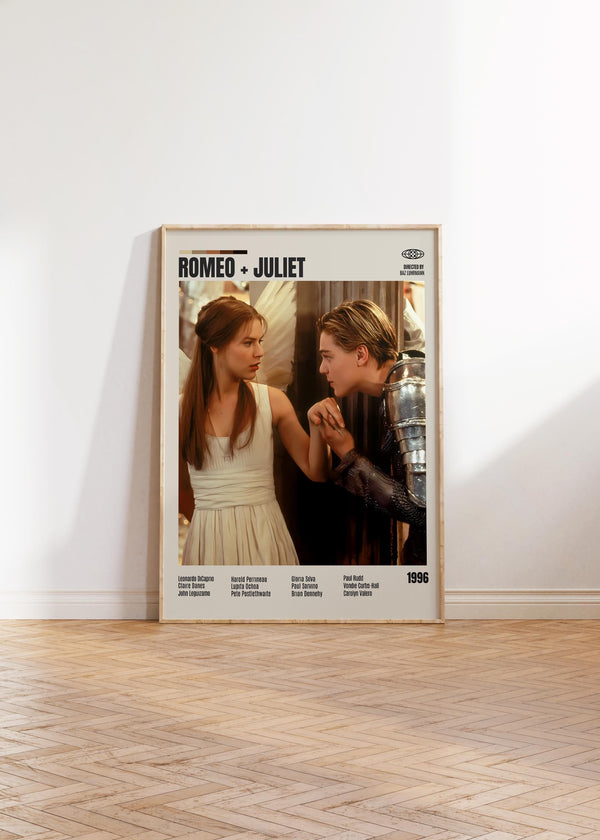 Romeo + Juliet,Baz Luhrmann,Minimalist Movie Poster, Retro Movie Poster, Mid century modern, Vintage Retro Art Print,Best Movies,A3 Poster 4323135918