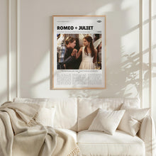 Romeo + Juliet, Baz Luhrmann, Retro Movie Poster, Custom Movie Poster Print 4421168030
