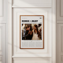 Romeo + Juliet, Baz Luhrmann, Retro Movie Poster, Custom Movie Poster Print 4421168030