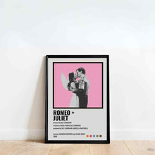 Romeo and Juliet Poster Retro 80s Film Wall Art Print, Christmas Gift 1669893536