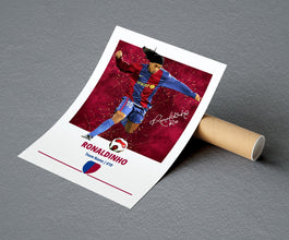 Ronaldinho Poster Football Posters, Football Prints 4323295742