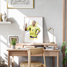 Ronaldo - R9 - Brazil - Legend - Football Poster - Football Print 1849109604