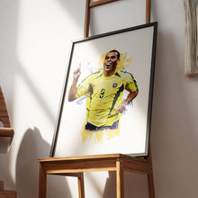 Ronaldo - R9 - Brazil - Legend - Football Poster - Football Print 1849109604