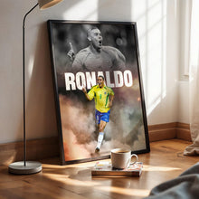 Ronaldo Nazario Football Poster Brazil Football Art Print 4394907646