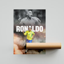 Ronaldo Nazario Football Poster Brazil Football Art Print 4394907646
