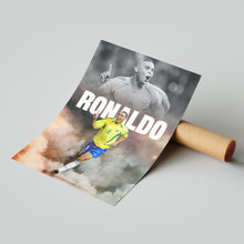 Ronaldo Nazario Football Poster Brazil Football Art Print 4394907646