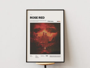 Rose Red Poster, Stephen King Miniseries Art, Haunted House Horror Print, Paranormal Thriller Decor, Cult Classic Movie Poster 1868261942
