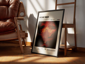 Rose Red Poster, Stephen King Miniseries Art, Haunted House Horror Print, Paranormal Thriller Decor, Cult Classic Movie Poster 1868261942