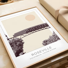 Roseville Poster Print, Roseville Travel Poster, Roseville Minimalistic Wall Art, Roseville, California, United States 1868249448