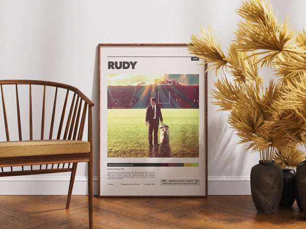 Rudy Movie Print, Printable Wall Art, Film Poster 1890222052