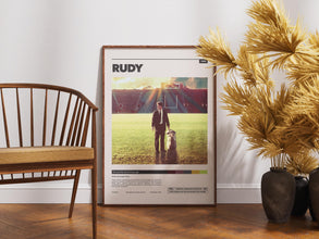Rudy Movie Print, Printable Wall Art, Film Poster 1890222052