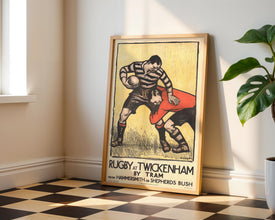 Rugby at Twickenham, Ad Poster (Digital Download) 757126015