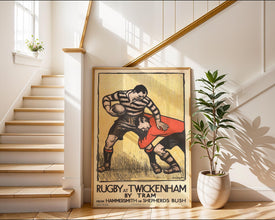 Rugby at Twickenham, Ad Poster (Digital Download) 757126015