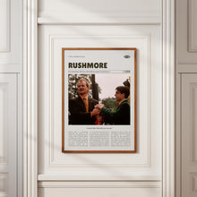 Rushmore, Wes Anderson, Retro Movie Poster, Custom Movie Poster Print 4421170111