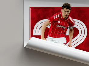 Ryan Yates Poster Nottingham Soccer Print, Football Print 4394254320
