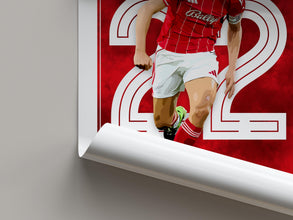 Ryan Yates Poster Nottingham Soccer Print, Football Print 4394254320